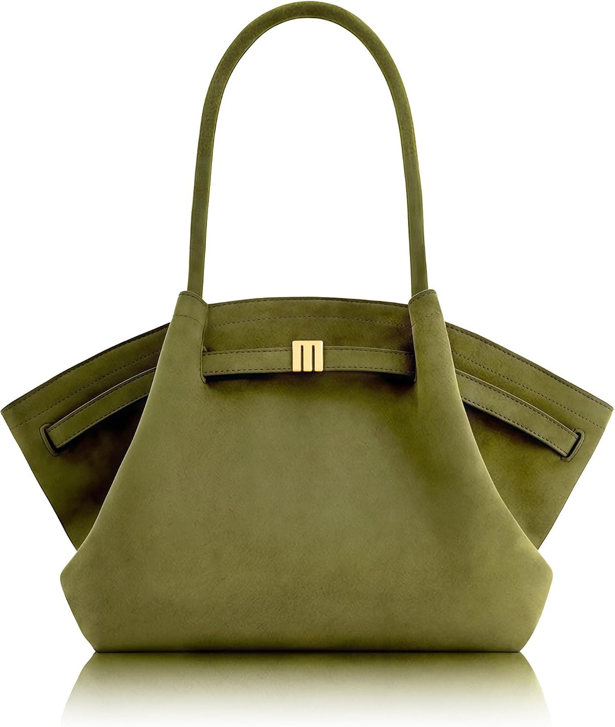 Vegan Leather Tote Shoulder Bag For Women