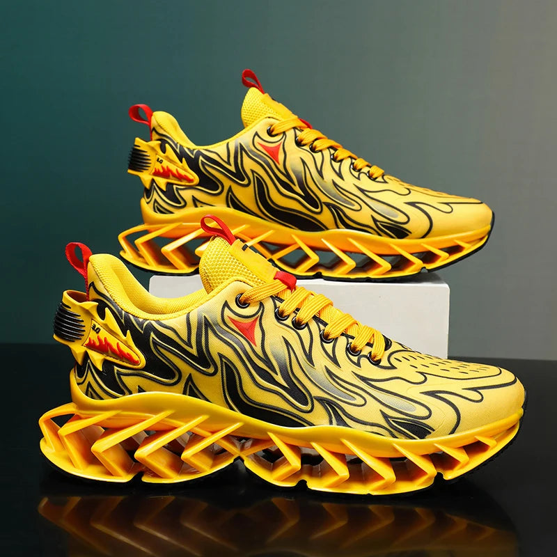 Men's Breathable Air Mesh Sneakers Casual Running Shoes