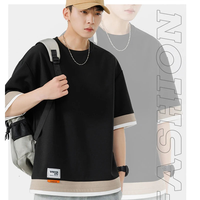 Men’s Oversized Drop Shoulder T-Shirt Plus Size