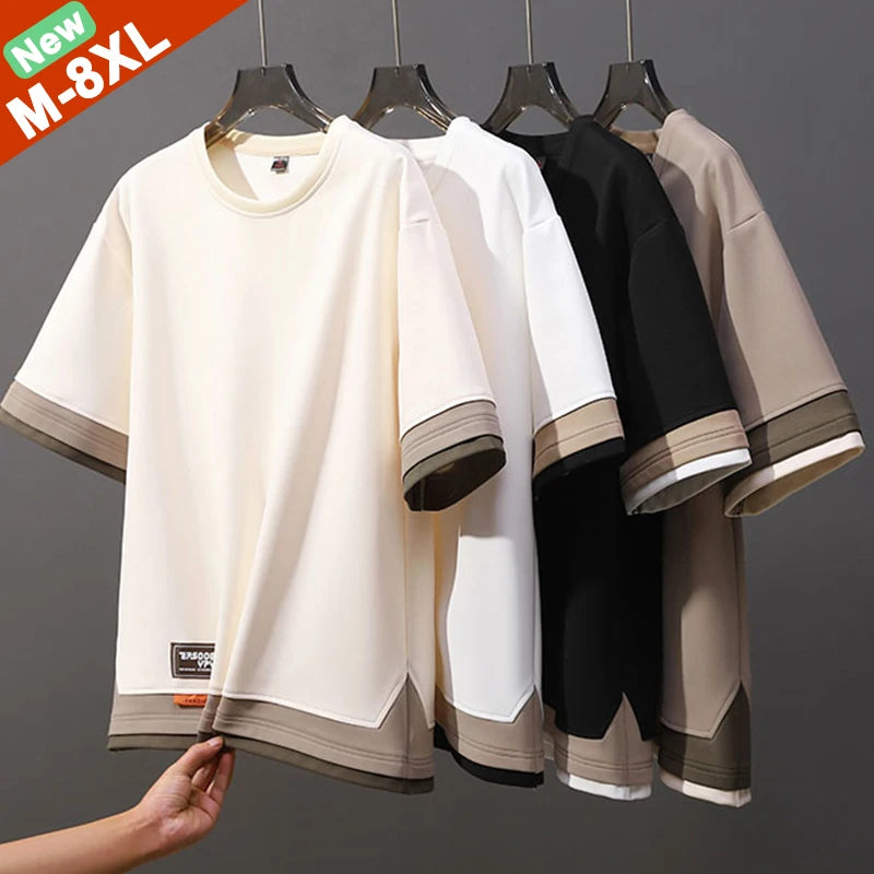 Men’s Oversized Drop Shoulder T-Shirt Plus Size