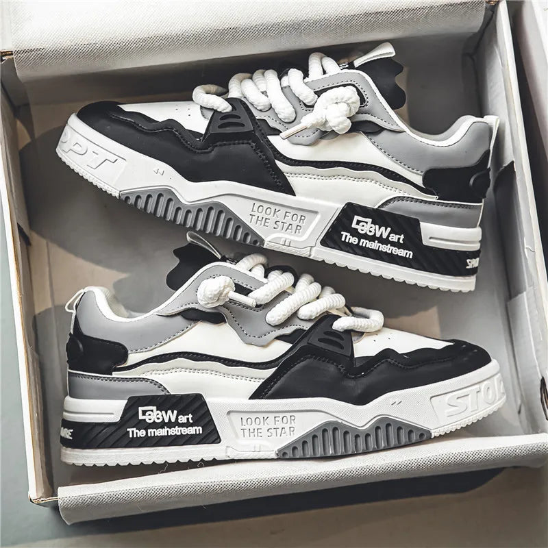 Men's Breathable Casual Sneakers For Walking And Running
