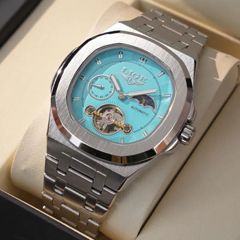 Men’s Automatic Mechanical Watch – Waterproof & Luminous