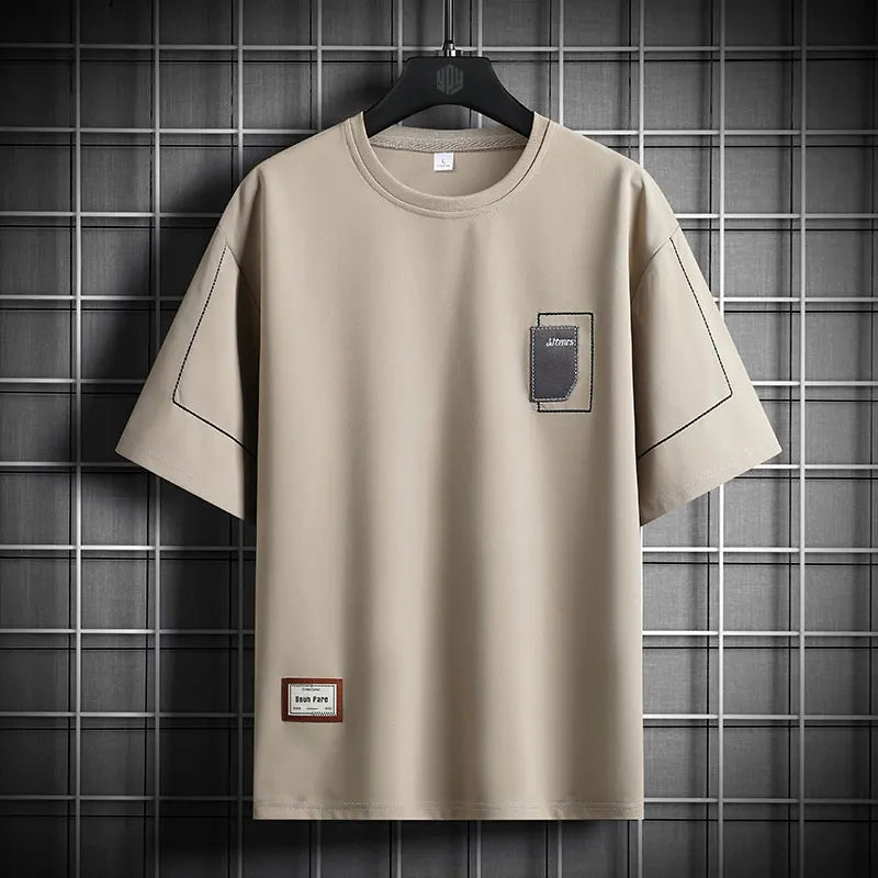 Men’s Oversized Streetwear T-Shirt Casual Summer Top
