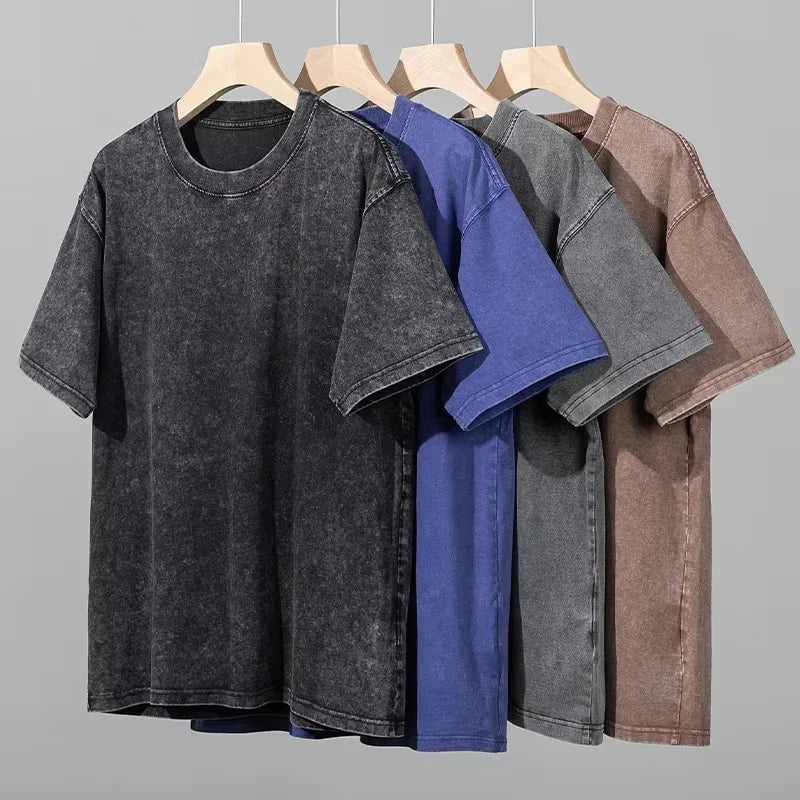 Heavyweight Washed Cotton Oversized T-Shirt