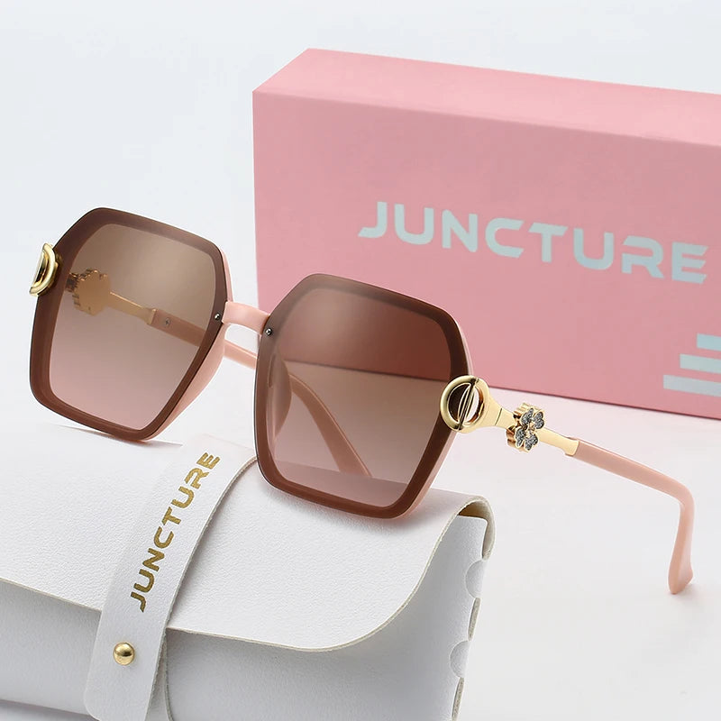 Women’s Polarized Square Sunglasses UV400 Gradient Lenses
