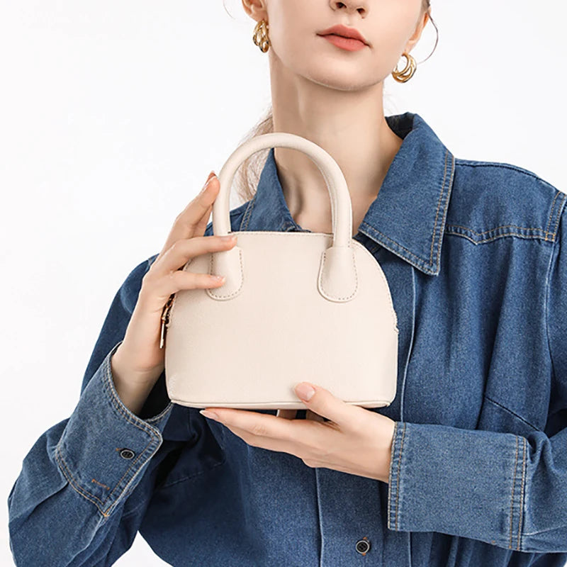 Women’s PU Mini Crossbody Bag Casual Zipper Handbag