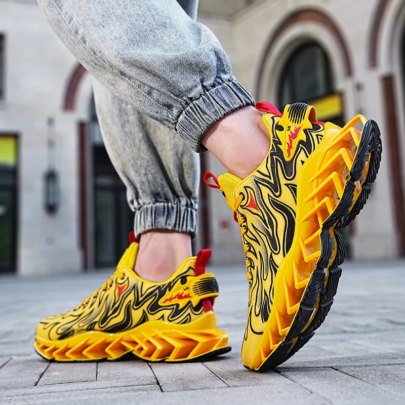 Men's Breathable Air Mesh Sneakers Casual Running Shoes