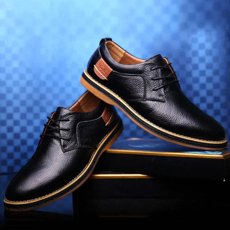 Men’s Genuine Leather Oxford Dress Shoes