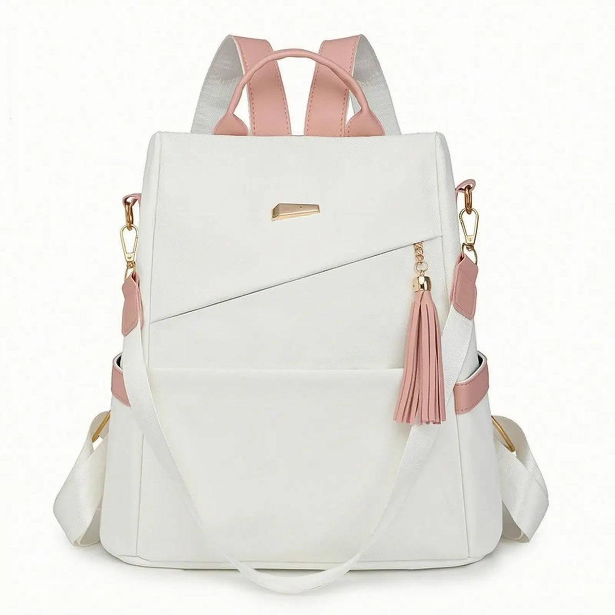 Women’s Anti-Theft PU Leather Travel Backpack Purse