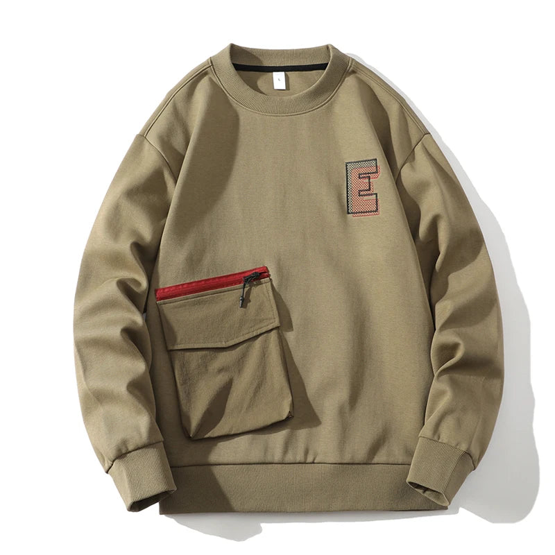 Men's Oversized Crewneck Sweatshirt Casual Streetwear