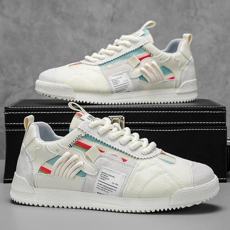 Men’s Canvas Casual Sneakers – Lightweight Breathable Style