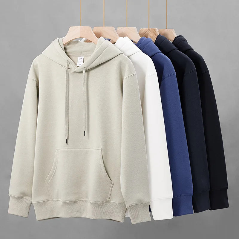 Men's Fleece Hoodie Sweatshirt And Jogger Tracksuit Set