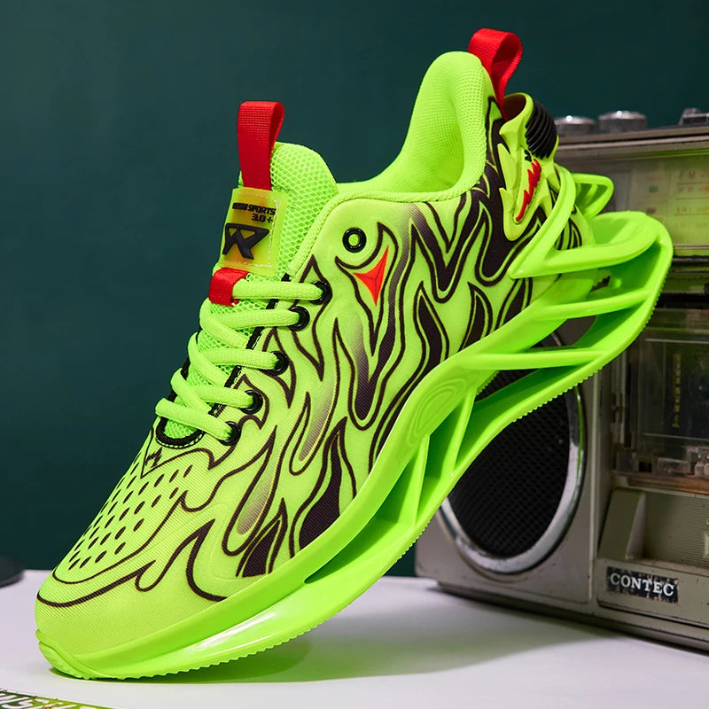 Men's Casual Running Sneakers – Breathable Fabric Design