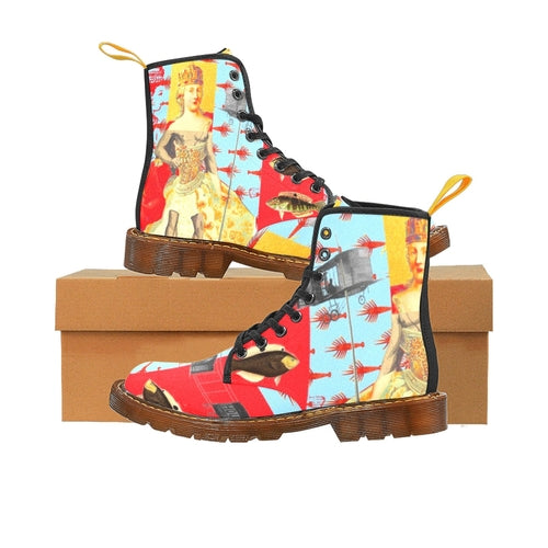 THE SHOWY PLANE HUNTER AND FISH IV Men’s All Over Print Fabric High