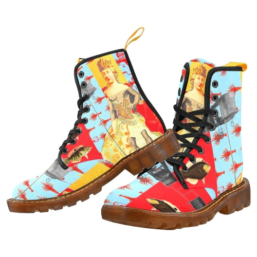 THE SHOWY PLANE HUNTER AND FISH IV Men’s All Over Print Fabric High