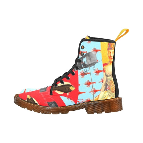 THE SHOWY PLANE HUNTER AND FISH IV Men’s All Over Print Fabric High