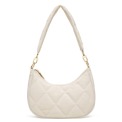 N-beige Color Women’s PU Leather Shoulder Bag With Chain Strap