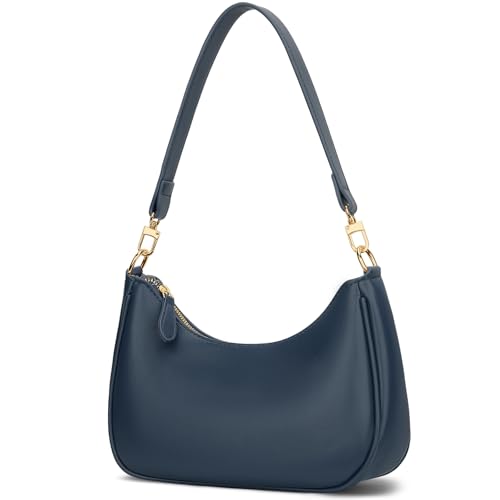 Blue Color Women’s PU Leather Shoulder Bag With Chain Strap