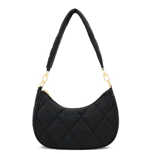 N-black Color Women’s PU Leather Shoulder Bag With Chain Strap