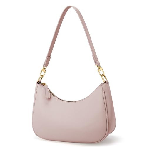Pink Color Women’s PU Leather Shoulder Bag With Chain Strap