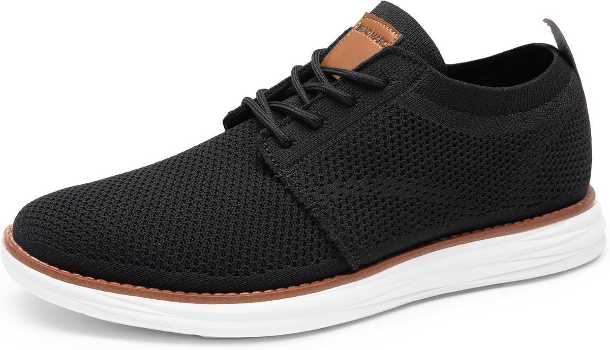 Men's Knit Casual Dress Sneakers – Lightweight Comfort