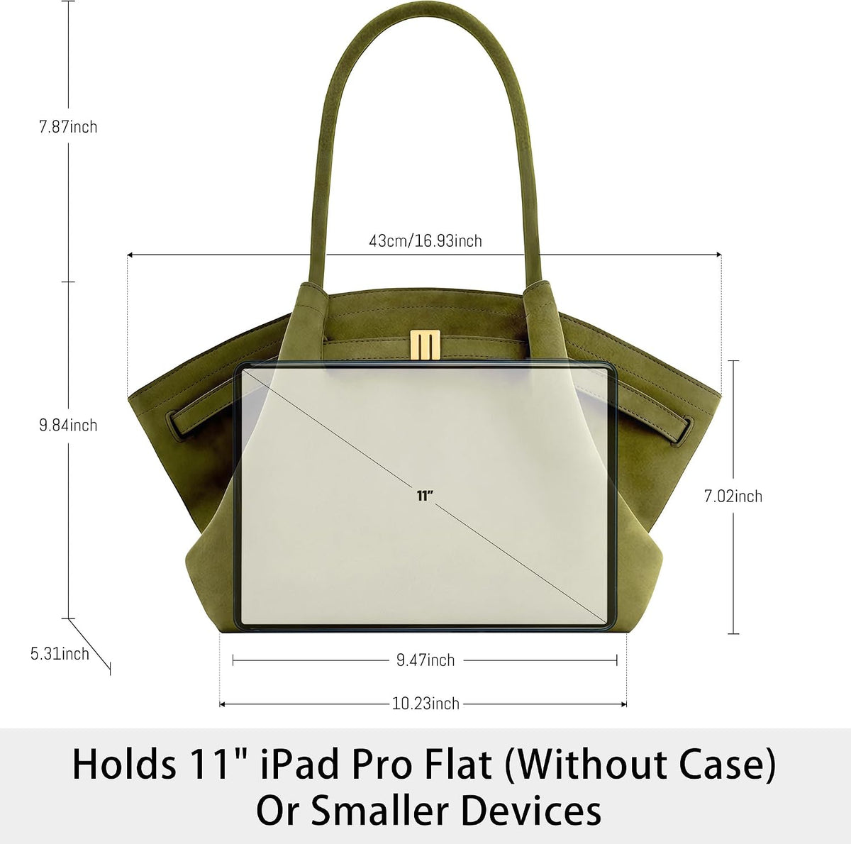 Vegan Leather Tote Shoulder Bag For Women
