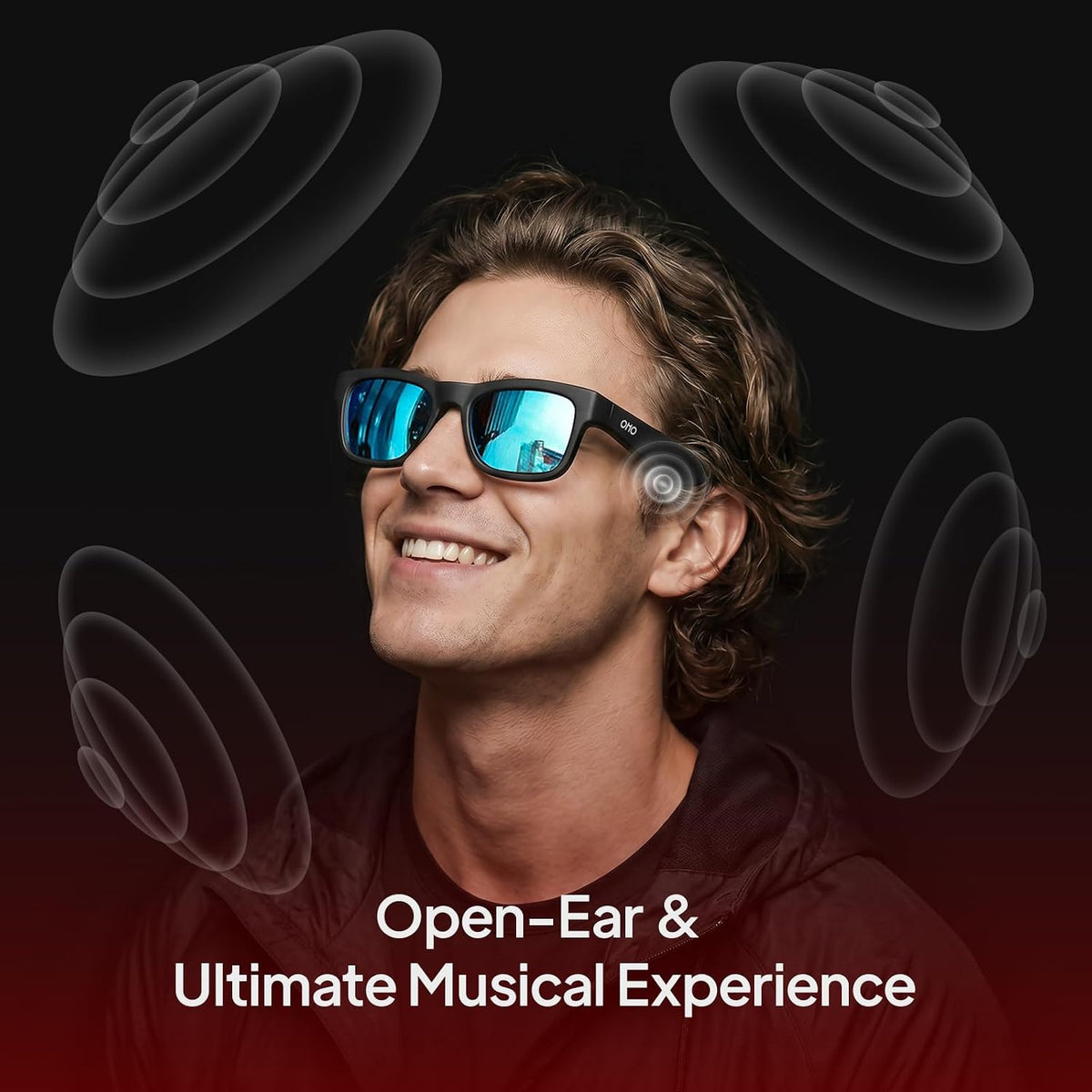 Open Ear Bluetooth Smart Glasses With UV400 Protection