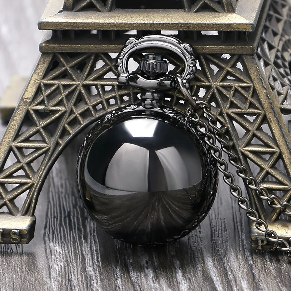Style 12 Color Vintage Bronze Quartz Pocket Watch With Feather Wings