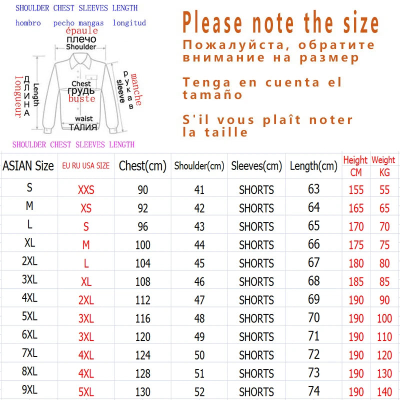 Men’s Hip Hop Graphic T-Shirt Casual Streetwear