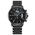 Belushi New Fashion Business Three-Eye Chronograph Genuine Leather