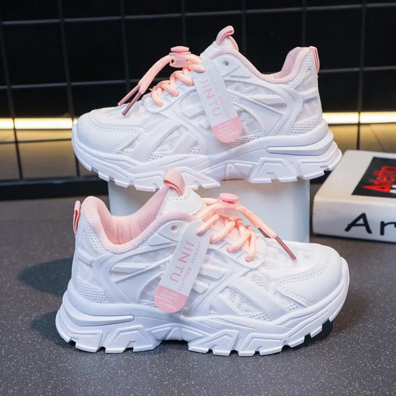 Kids Mesh Sneakers for Boys and Girls – Breathable Casual