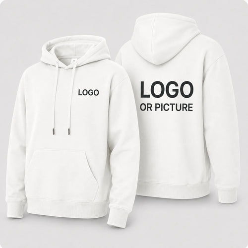 Custom Logo Hoodie Pullover – Personalized Print Sweatshirt