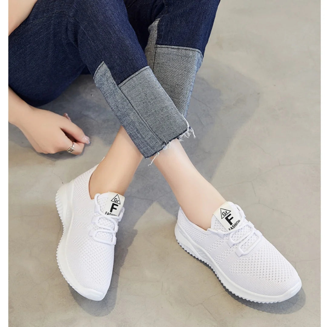Women’s Mesh Walking Sneakers – Breathable Soft Sole