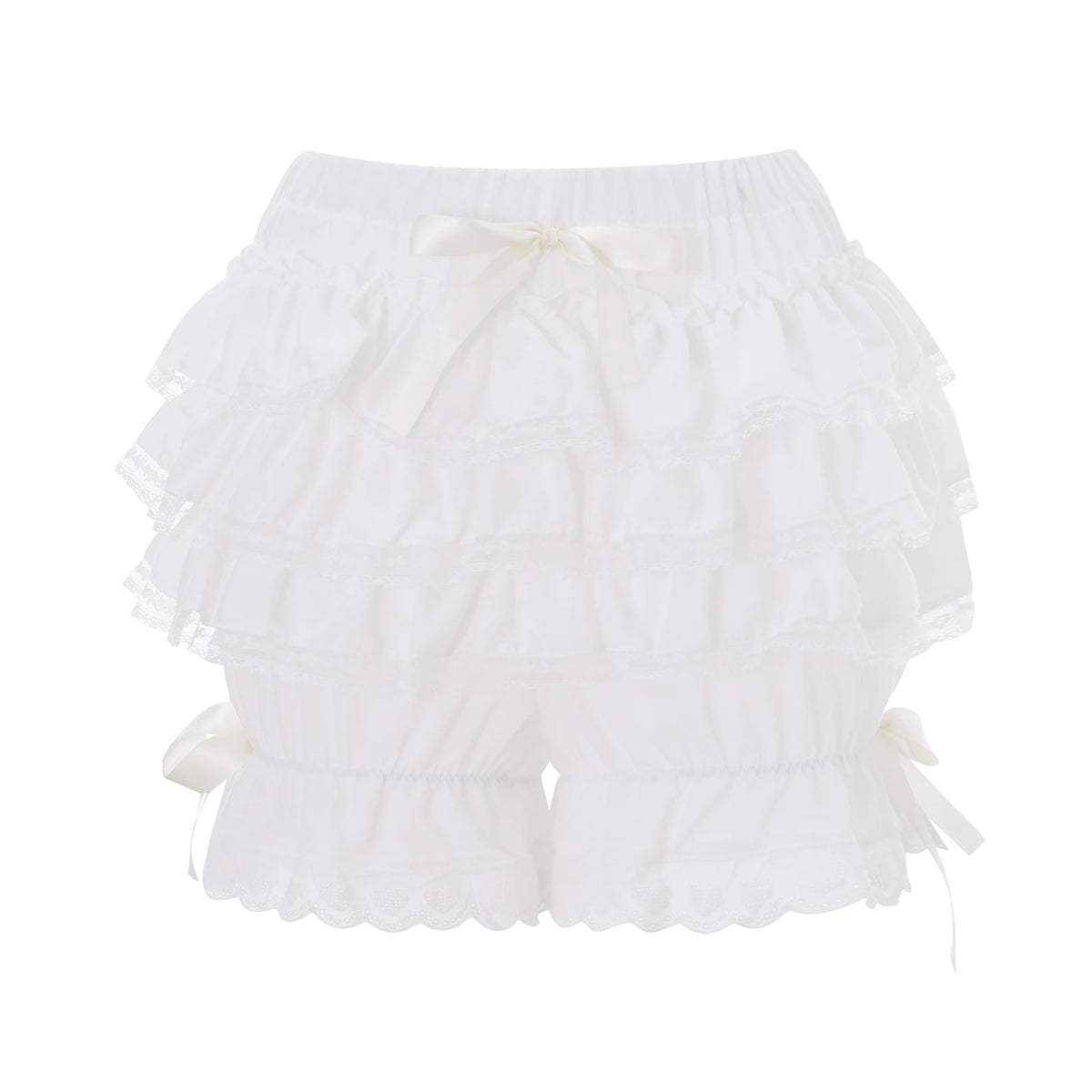B Color Women’s High Waist Ruffle Bloomers Short Panties