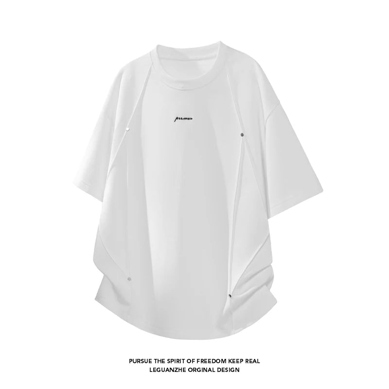 Men's Oversized Streetwear T-Shirt Casual Summer Tee