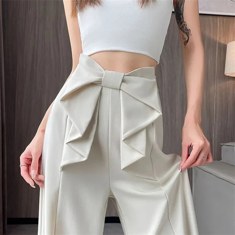 Women’s High Waist Wide-Leg Office Trousers