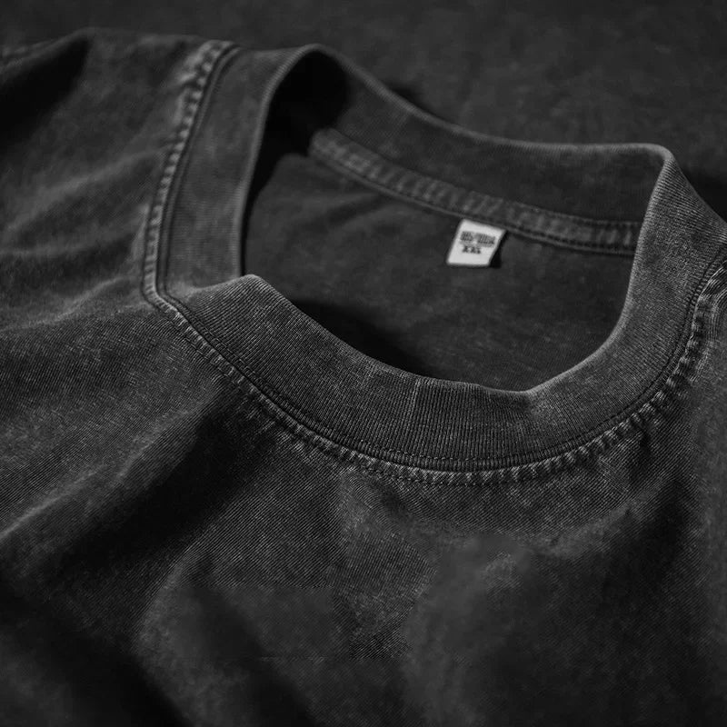 Heavyweight Washed Cotton Oversized T-Shirt