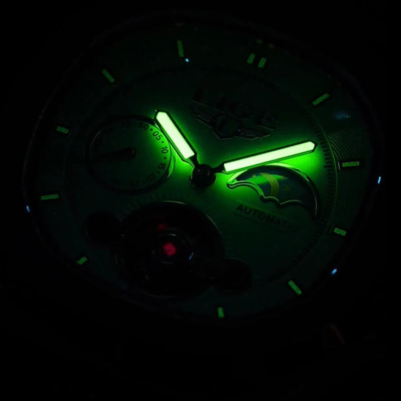 Men’s Automatic Mechanical Watch – Waterproof & Luminous