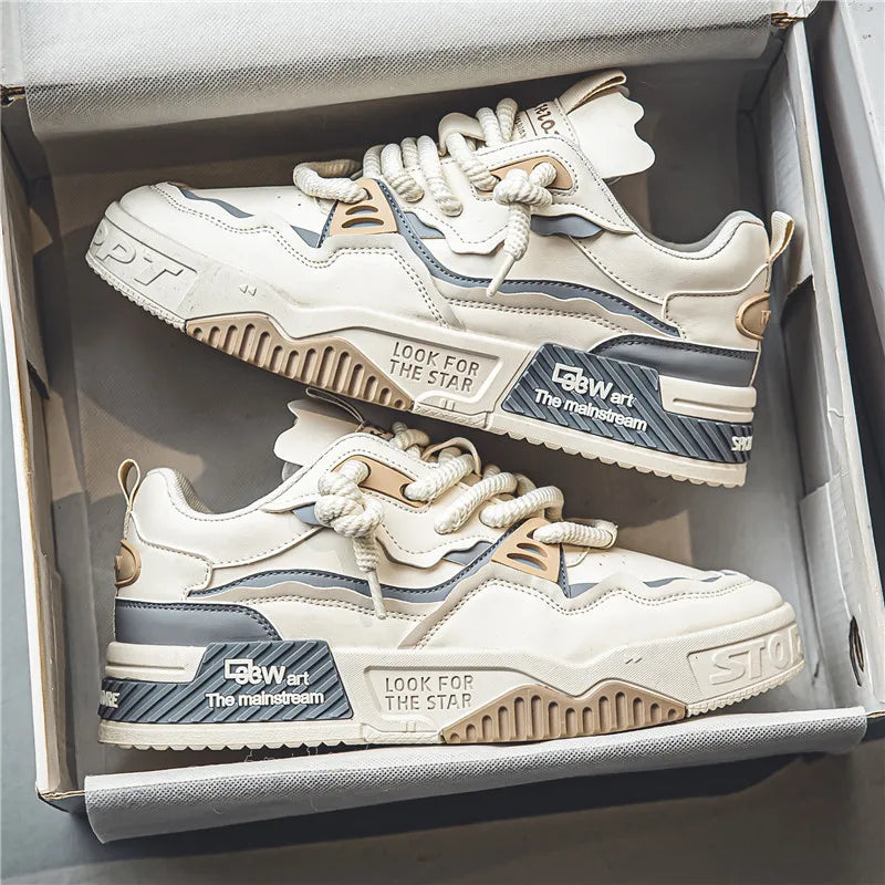 Men's Breathable Casual Sneakers For Walking And Running