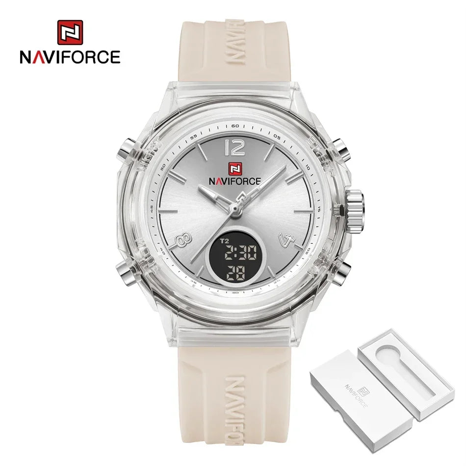 SW-BOX Color Women’s Dual Display Sports Watch – 50M Water Resistant