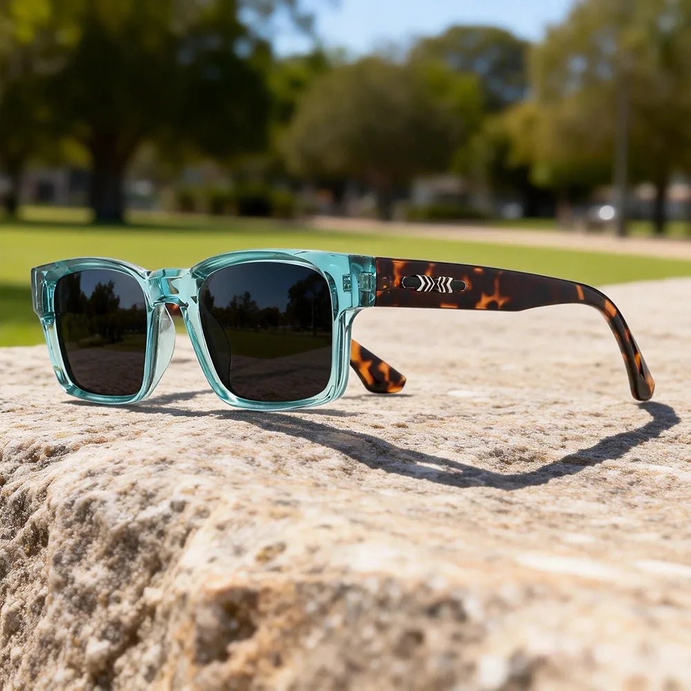 Unisex Retro Rectangle Sunglasses UV400 – 3-Pack