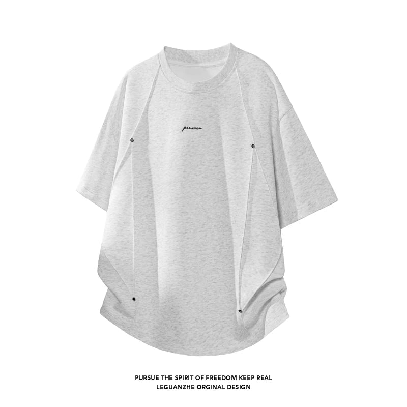 Men's Oversized Streetwear T-Shirt Casual Summer Tee