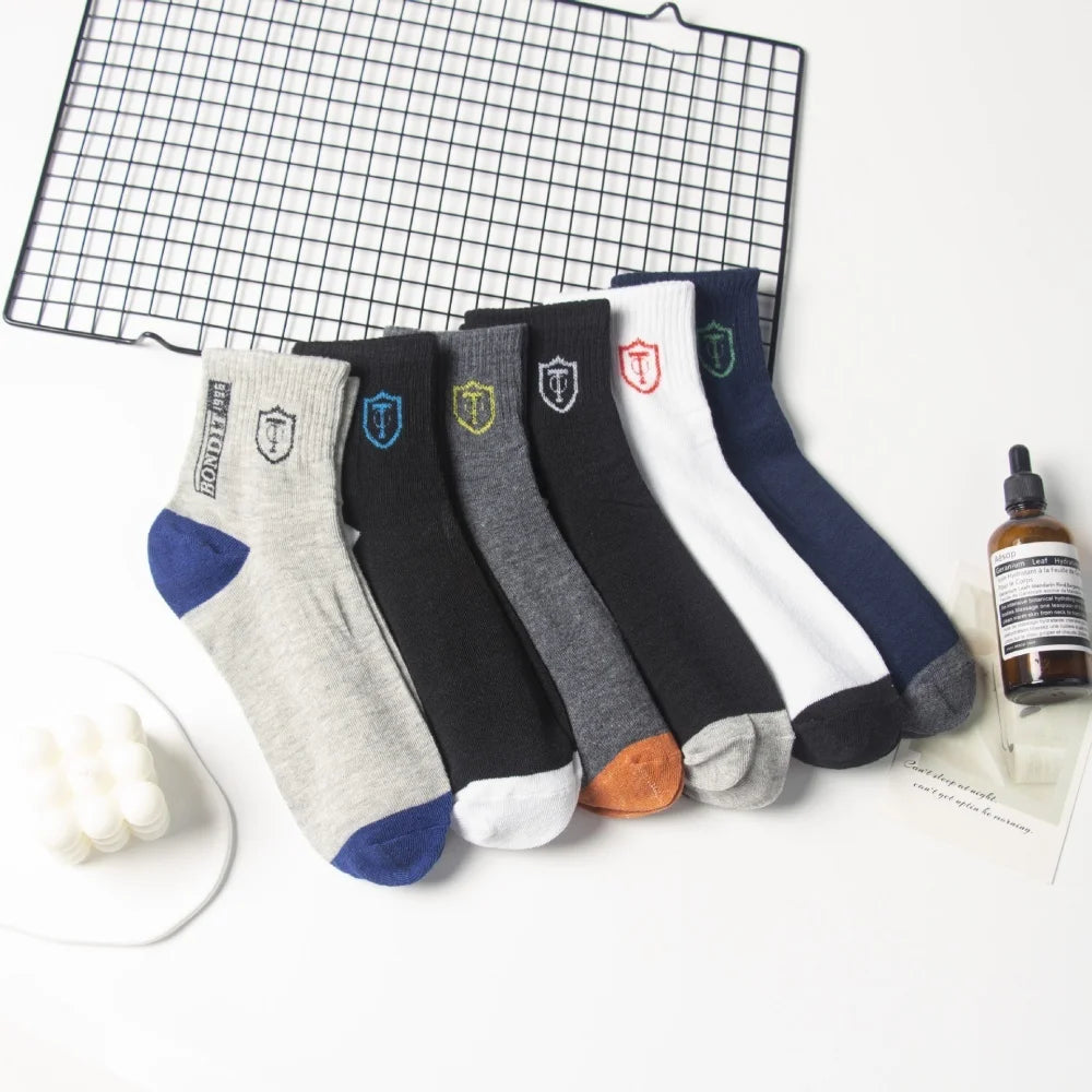 Men’s Cotton Sports Socks 10-Pack – Breathable & Odor Control