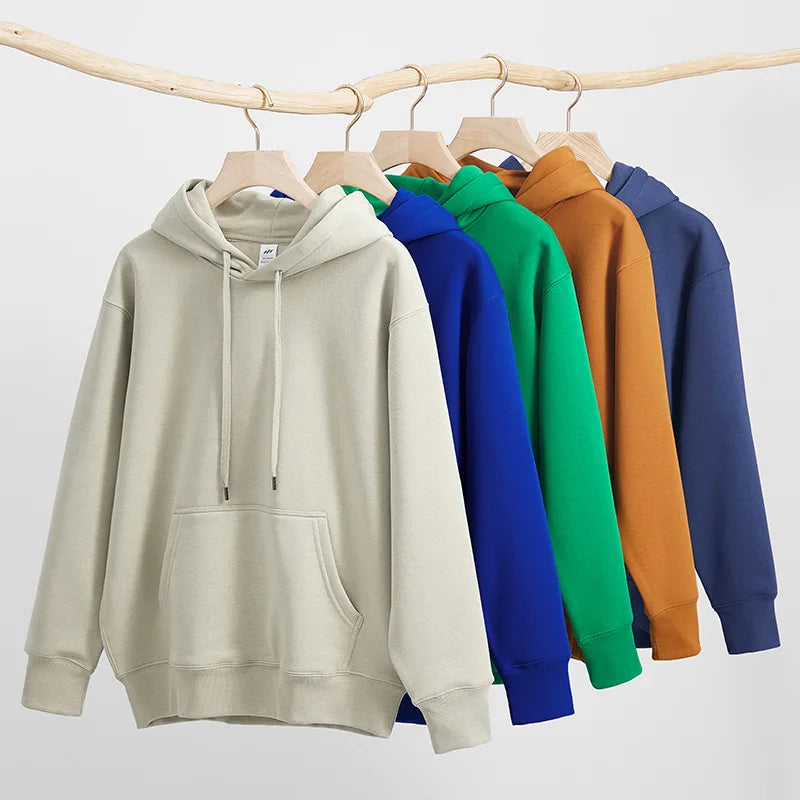 Men's Fleece Hoodie Sweatshirt And Jogger Tracksuit Set