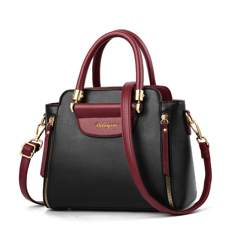 Women’s PU Shoulder Handbag – Soft Square Pillow Style