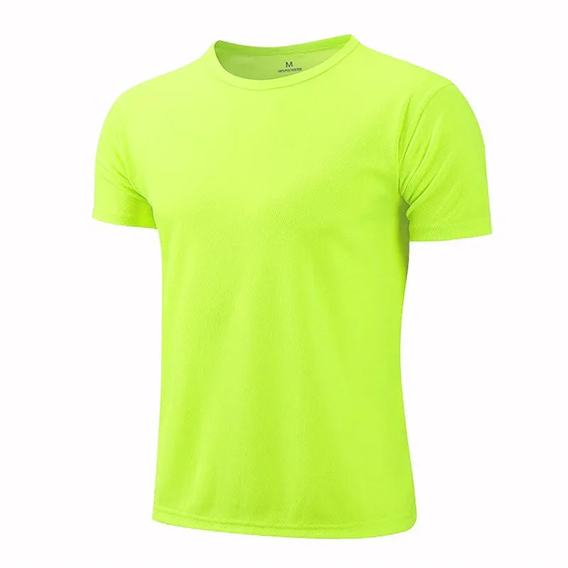 green Color Unisex Quick-Dry Work And Campaign T-Shirt