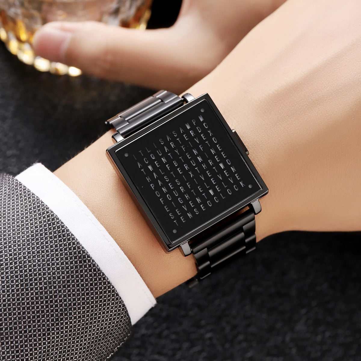 Square Digital Sport Watch With LED Light & Calendar