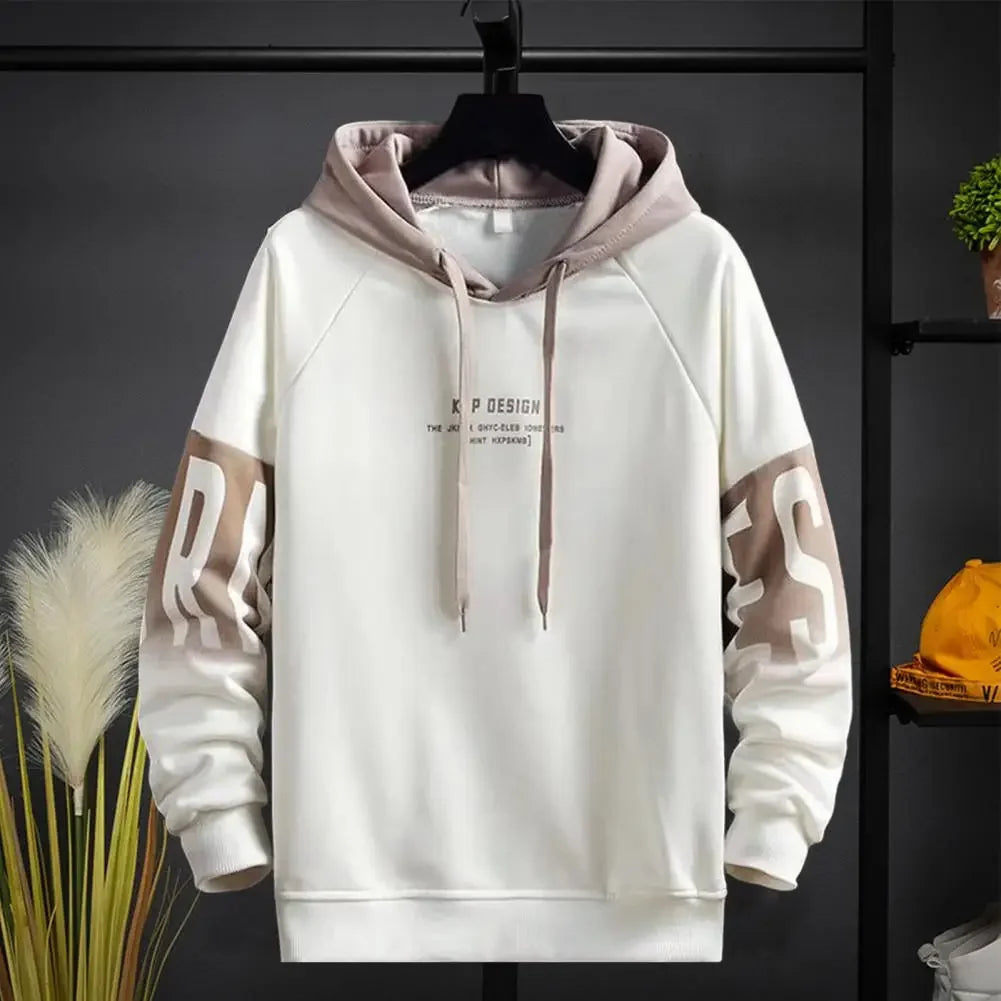 Men’s Hooded Pullover Sweatshirt With Plush Lining