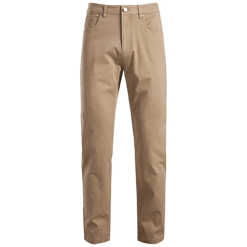 Men’s Cotton Straight-Leg Trousers Smart Casual Fit
