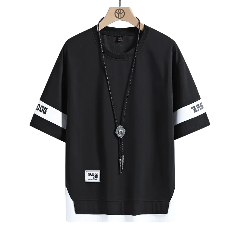 Men’s Oversized Hip Hop T-Shirt Casual Streetwear